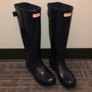 Hunter Navy Women’s Original Tall Rain Boot